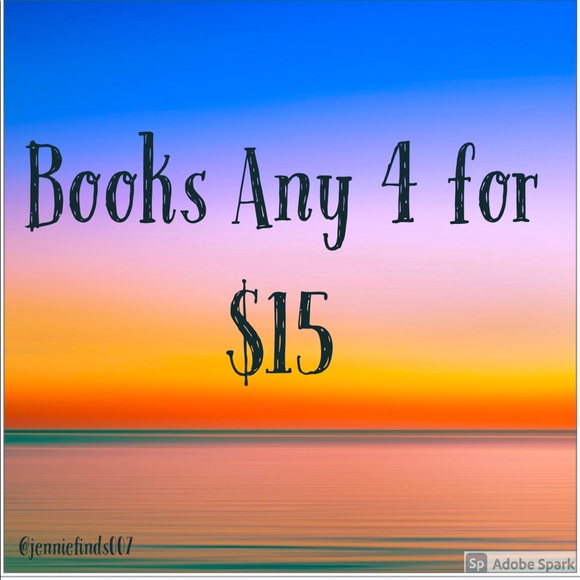 4 Books $15 - Picture 2 of 3
